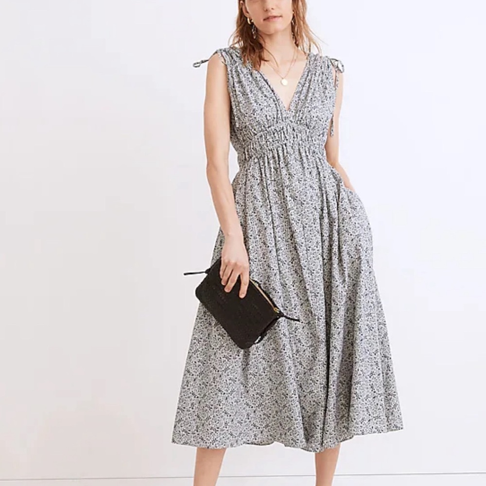 Sophia Smocked Midi Dress in Florentine Floral